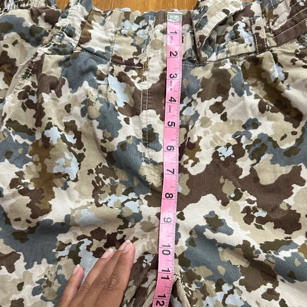 Zara Kids Girls Camouflage Joggers - Brown and Cream